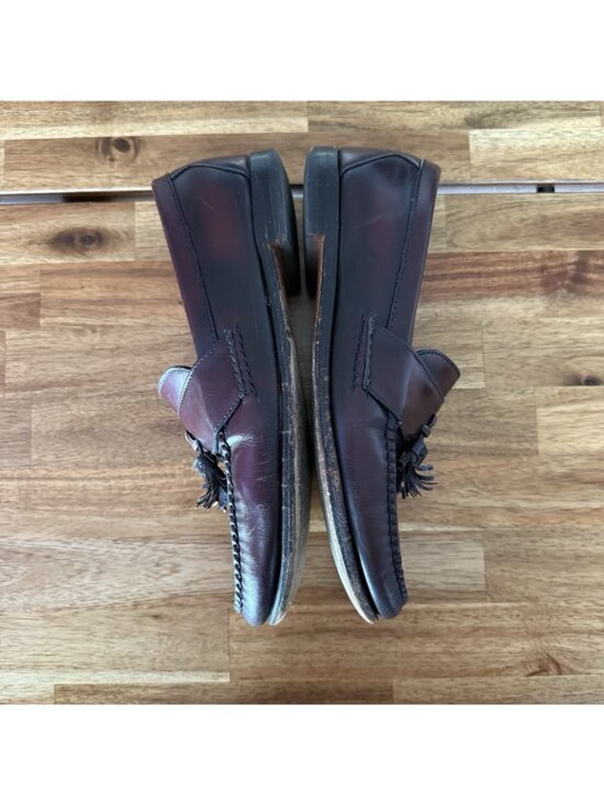 Allen Edmonds Stowe Tassel Loafer Size 10.5 D Brown Genuine Leather Made In USA main image 11